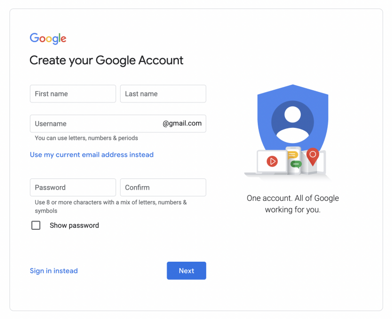 Create your Google Business Account
